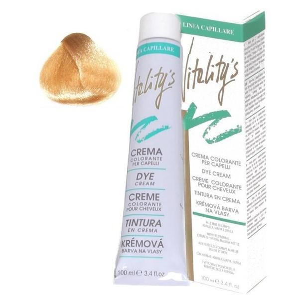 Crema Coloranta Permanenta – Vitality's Linea Capillare Dye Cream, nuanta 9/32 Honey Blond, 100ml 100ml imagine