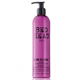 Sampon pentru par tratat - tigi bed head dumb blonde shampoo 400 ml