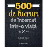 500 de lucruri de incercat intr-o viata. Vol.2 - Elise de Rijck, editura Litera