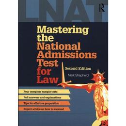 Mastering the National Admissions Test for Law - Mark Shepherd, editura Taylor &amp; Francis