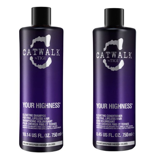 Pachet pentru volum - tigi catwalk your highness elevating 750 ml