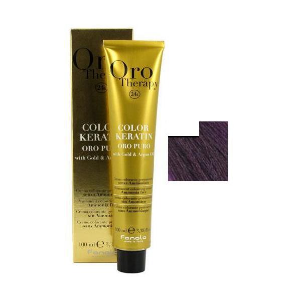 Vopsea Demi-permanenta Fanola Oro Therapy Color Keratin Violet – Corector Violet, 100ml esteto.ro imagine noua