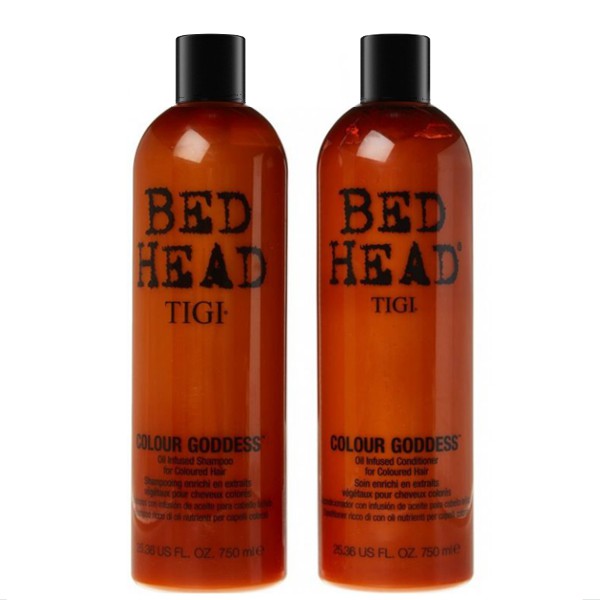 Pachet Nutritiv pentru Par Vopsit - TIGI Bed Head Colour Goddess 750 ml