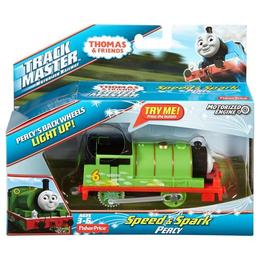 Trenulet Percy Locomotiva Motorizata cu lumini Thomas&amp;Friends Track Master