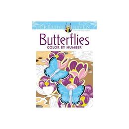 Creative Haven Butterflies Color by Number Coloring Book - Jan Sovak, editura Anova Pavilion