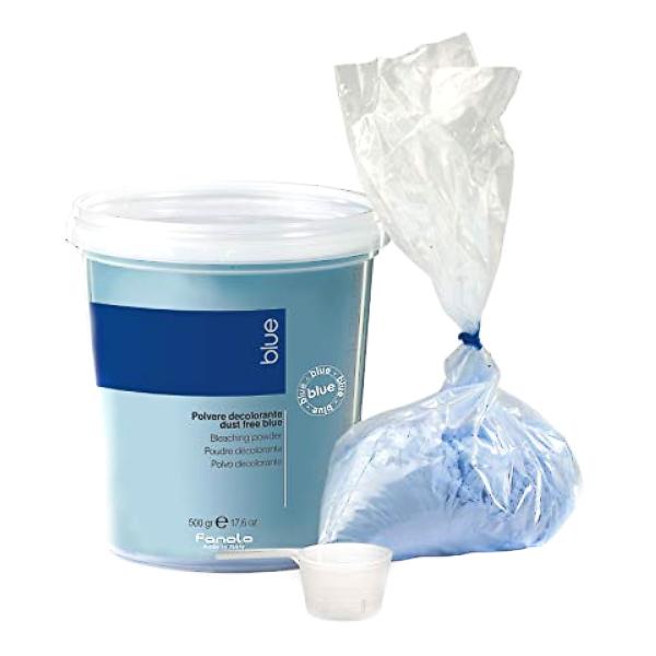 Pudra Decoloranta Non-Volatila Albastra - Fanola Bleaching Powder Dust-Free Blue, 500g