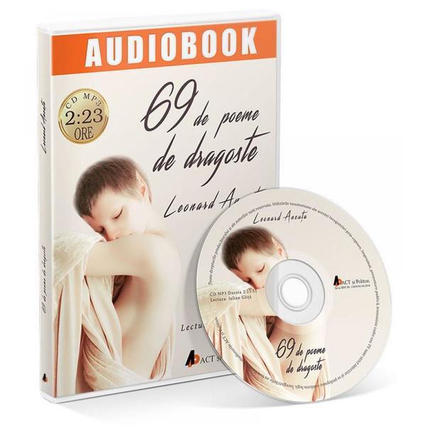 Cd 69 de poeme de dragoste - leonard ancuta, editura act si politon