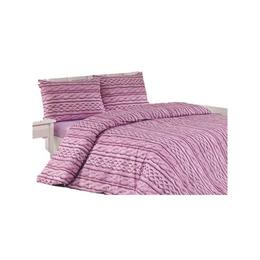Lenjerie de pat tweed lila, gecor, 220x200 cm