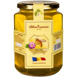 Miere de salcam albina carpatina, apicola pastoral georgescu, 1000g