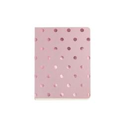 Shimmer Midi Polka Blush A6 Notebook, editura Go Stationery Ltd