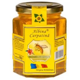 Miere de floarea soarelui albina carpatina, apicola pastoral georgescu, 360g
