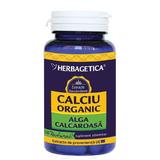 Calciu Organic Herbagetica, 30 capsule