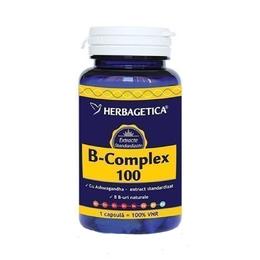 B-Complex 100 Herbagetica, 60 capsule