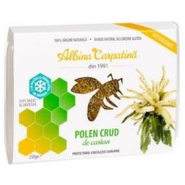 Polen crud de castan albina carpatina, apicola pastoral georgescu, 250g