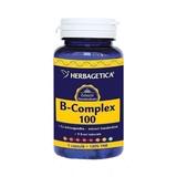 B-Complex 100 Herbagetica, 120 capsule