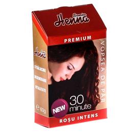Vopsea de par premium henna sonia, rosu intens, 60 g