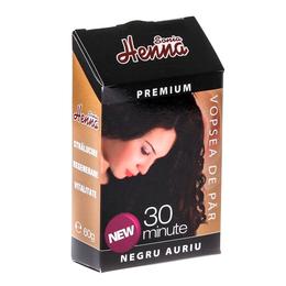 Vopsea de par premium henna sonia, negru auriu, 60 g