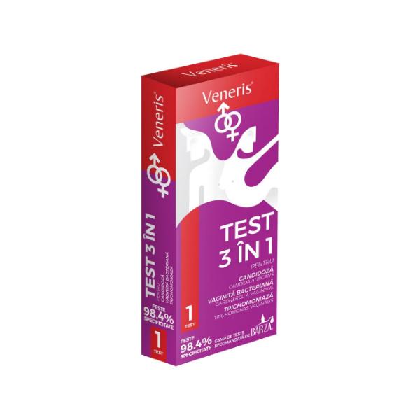 Test veneris 3 in 1 barza, 1 buc
