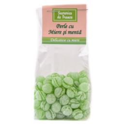 Bomboane cu miere si menta apidava, 100g