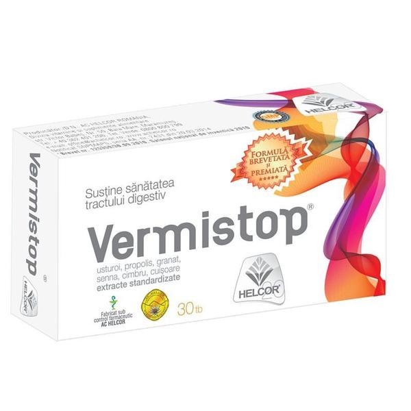 Vermistop helcor, 30 capsule