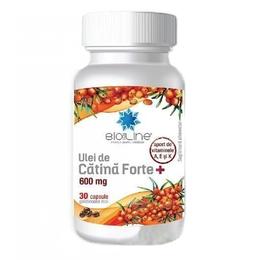 Ulei de catina forte 600mg helcor, 30 capsule
