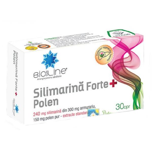 Silimarina Forte +Polen Helcor, 30 capsule