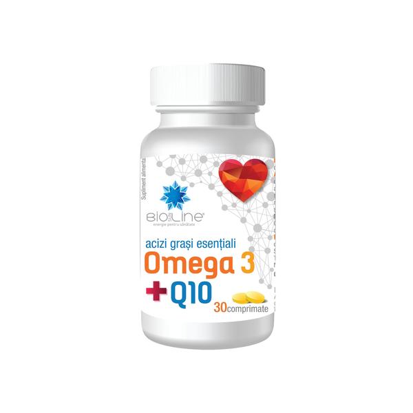 Omega 3 Q10 Helcor, 30 comprimate