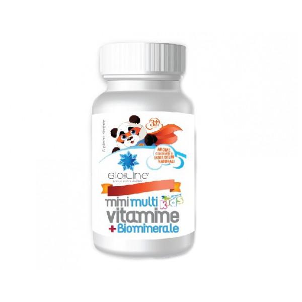 Mini Multi Vitamine +Biominerale Helcor, 30 comprimate
