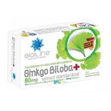 Ginkgo Biloba+80MG Helcor, 30 comprimate