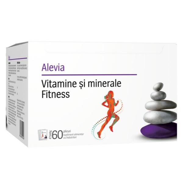 Vitamine si Minerale Fitness Alevia, 60 plicuri