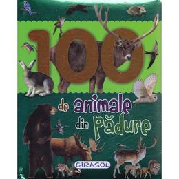 100 de animale din padure, editura Girasol