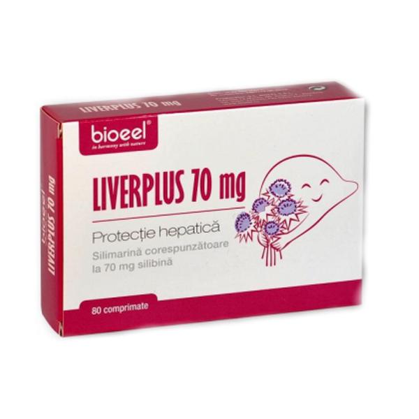 Liverplus Protectie Hepatica Bioeel, 70mg, 80 comprimate