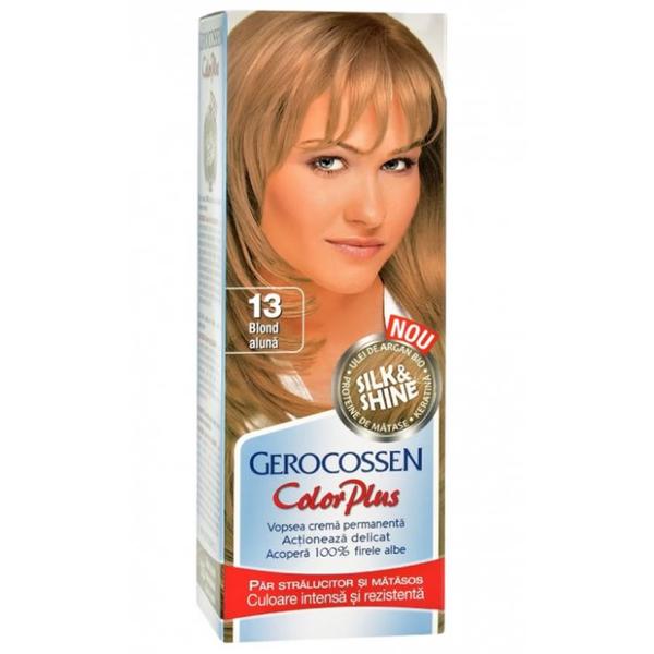 Vopsea de Par Silk&Shine Gerocossen Color Plus, nuanta 13 Blond Aluna, 50 g esteto.ro imagine noua