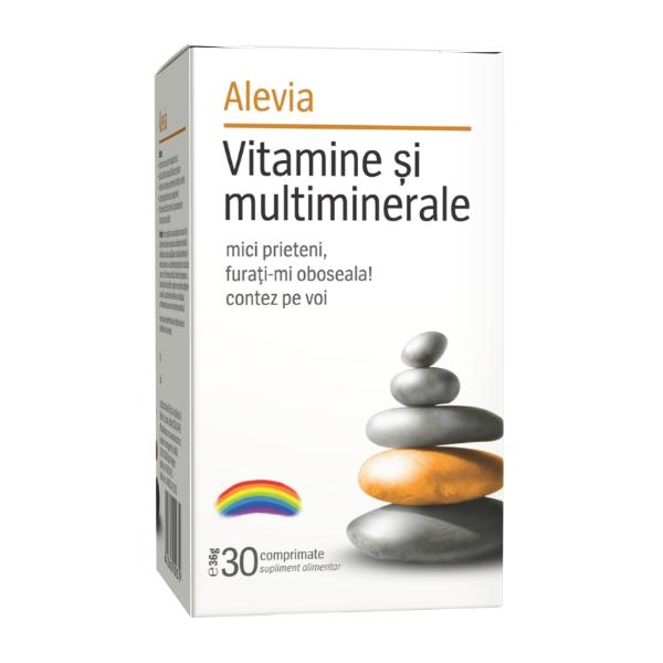 Vitamine si Multiminerale Alevia, 30 comprimate