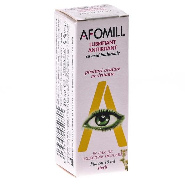 Picaturi Oculare Afomill Lubrifiant Antiiritant AF United SPA, 10ml