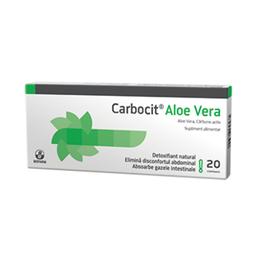 Carbocit Aloe Vera Biofarm, 20 comprimate