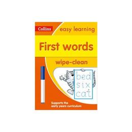 First Words Age 3-5 Wipe Clean Activity Book, editura Collins Educational Core List