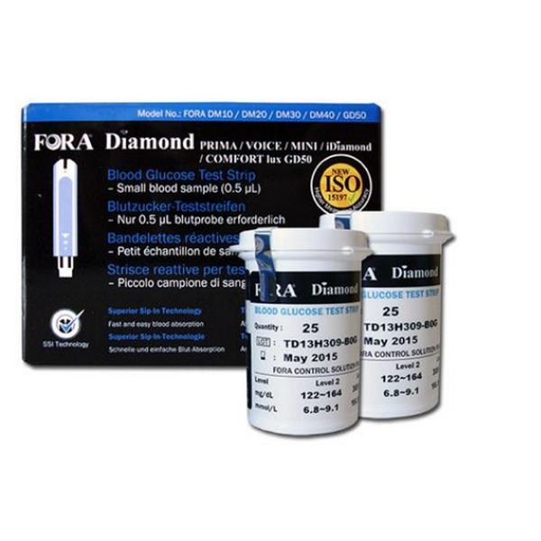 Teste de Glicemie Diamond BioExpert, 50buc