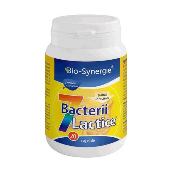 7 Bacterii Lactice Bio-Synergie, 20 capsule