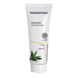 Sampon cu aloe și brusture pentru păr uscat vivanatura 250ml