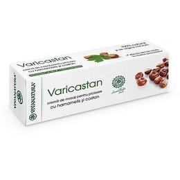 Cremă pentru masajul picioarelor cu hamamelis și castan vivanatura varicastan 75ml
