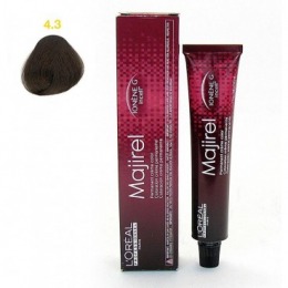 Vopsea permanenta l'oreal professionnel majirel ionene g incell nr. 4,3 saten auriu