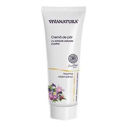 Cremă de păr cu extracte naturale și petrol vivanatura 75ml
