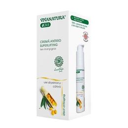 Cremă Antirid Superlifting ten mixt și gras VivaNatura 45 ml