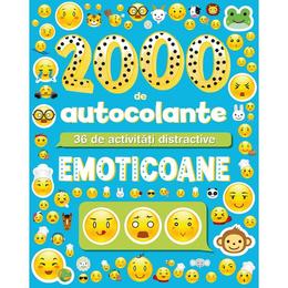 Emoticoane. 2000 de autocolante. 36 de activitati distractive, editura litera