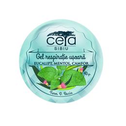 Gel Respiratie Usoara cu Eucalipt, Mentol si Camfor Ceta, 40g/50ml