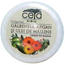 Unguent galbenele, ulei de argan, ulei de masline ceta, 20g