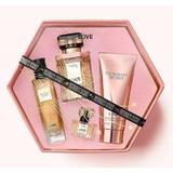 Set cadou Victoria’s Secret, Love Luxury gift set (apa parfum 50ml + mini parfum 7.5ml + ulei 50ml + gel 100ml )