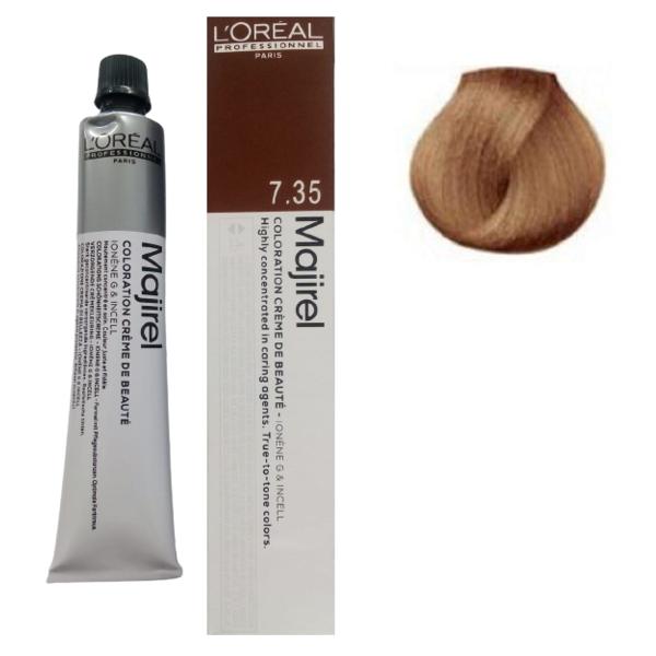 Vopsea Permanenta - L&#039;Oreal Professionnel Majirel Ionene G Incell 7.35 blond auriu acaju