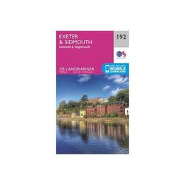Exeter &amp; Sidmouth, Exmouth &amp; Teignmouth, editura Ordnance Survey